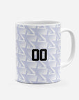 Mug with the Cape Verde 2026 Away football shirt design by RIPA Football