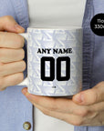 Mug with the Cape Verde 2026 Away football shirt design by RIPA Football