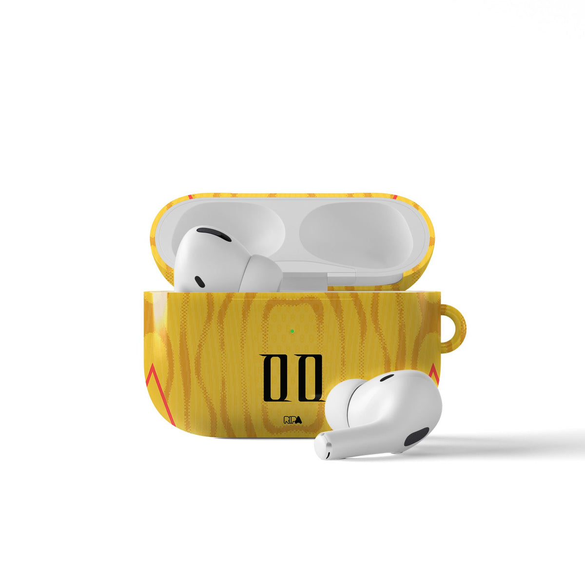 AirPods case with the China 2026 Away football shirt design by RIPA Football