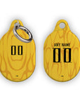 AirTag holder with the China 2026 Away football shirt design by RIPA Football