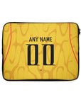 Laptop sleeve with the China 2026 Away football shirt design by RIPA Football