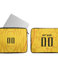 Laptop sleeve with the China 2026 Away football shirt design by RIPA Football