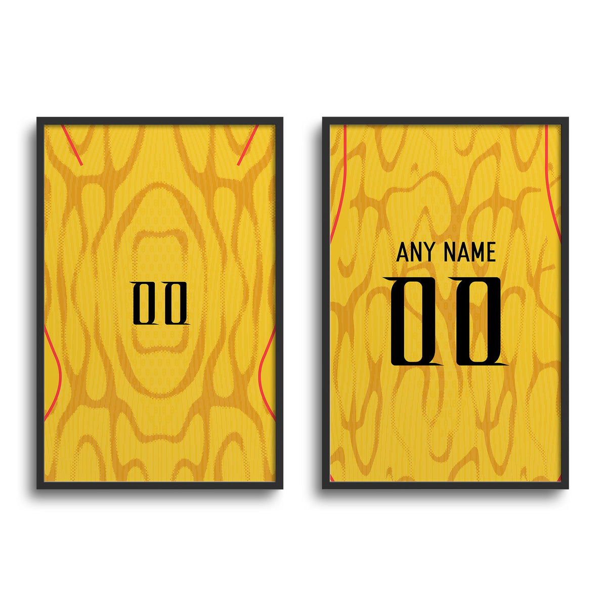 Print with the China 2026 Away football shirt design by RIPA Football