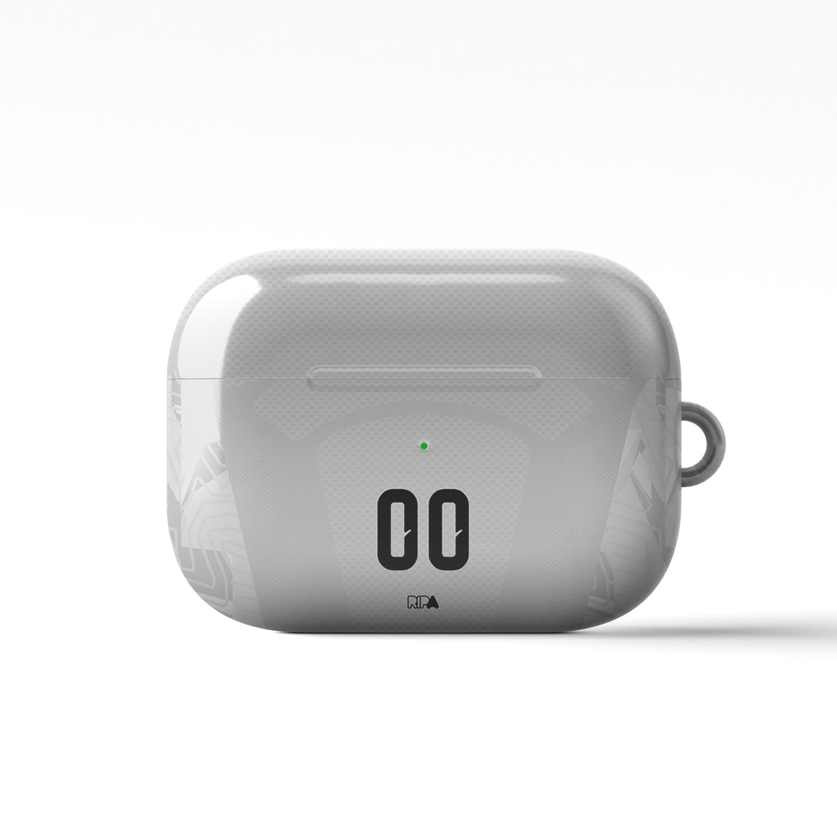 AirPods case with the Colombia 2026 Goalkeeper football shirt design by RIPA Football