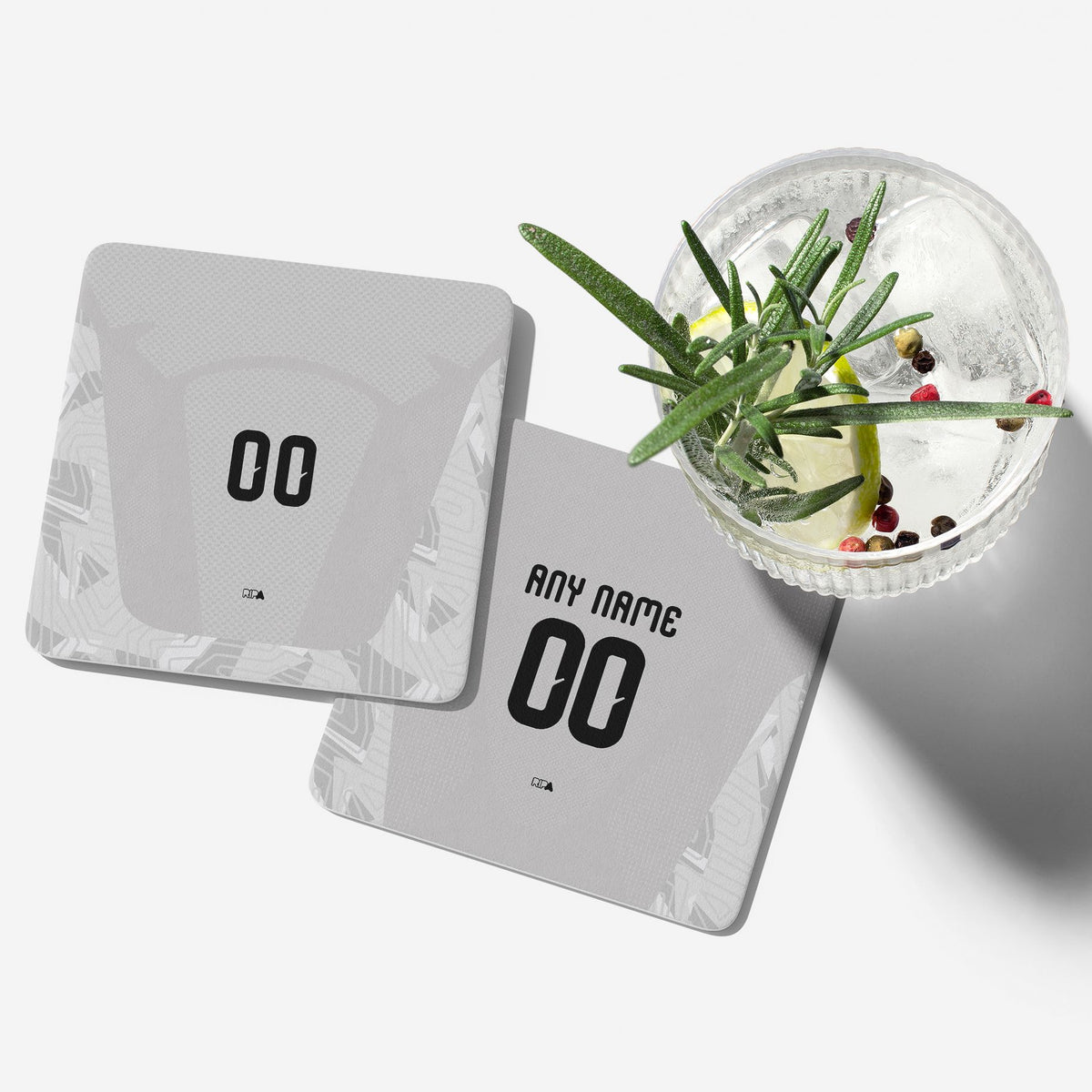 Coaster with the Colombia 2026 Goalkeeper football shirt design by RIPA Football