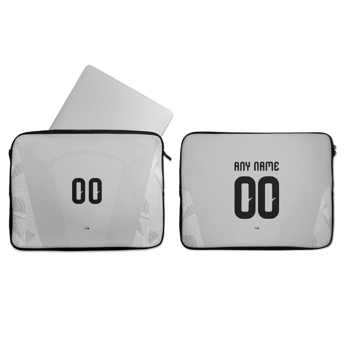 Laptop sleeve with the Colombia 2026 Goalkeeper football shirt design by RIPA Football