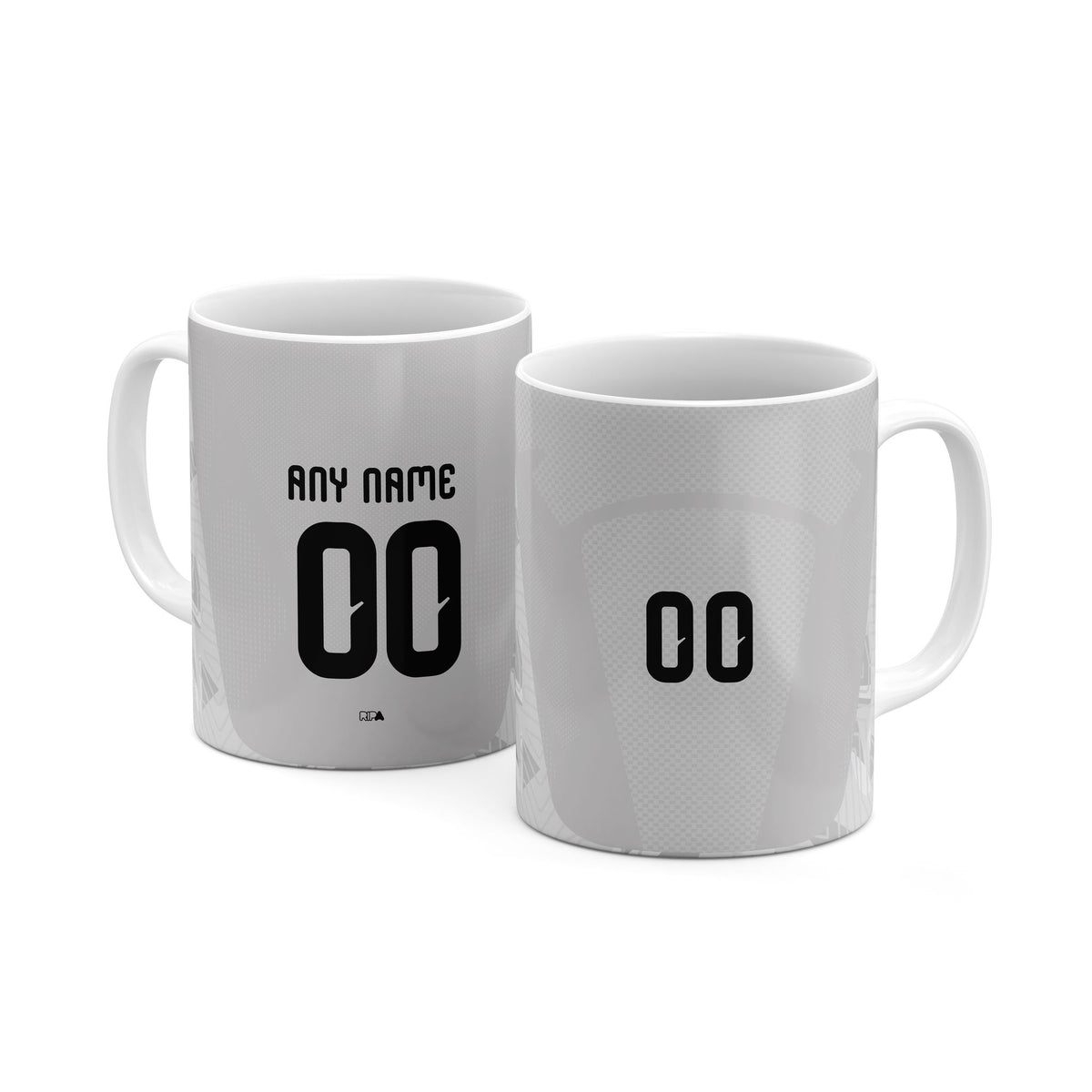 Mug with the Colombia 2026 Goalkeeper football shirt design by RIPA Football