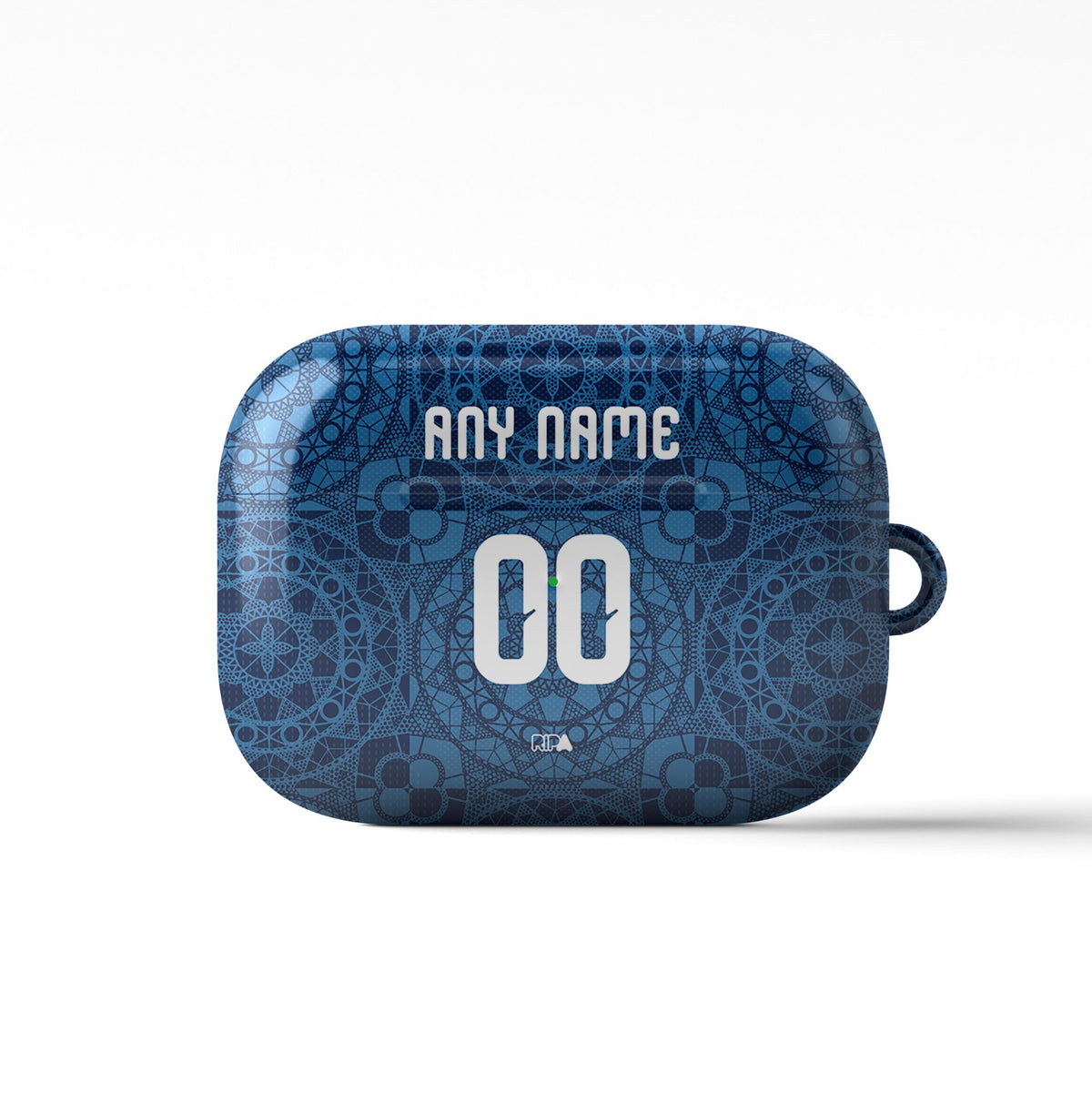 AirPods case with the Croatia 2026 Away football shirt design by RIPA Football