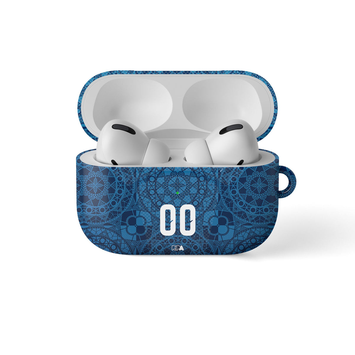 AirPods case with the Croatia 2026 Away football shirt design by RIPA Football