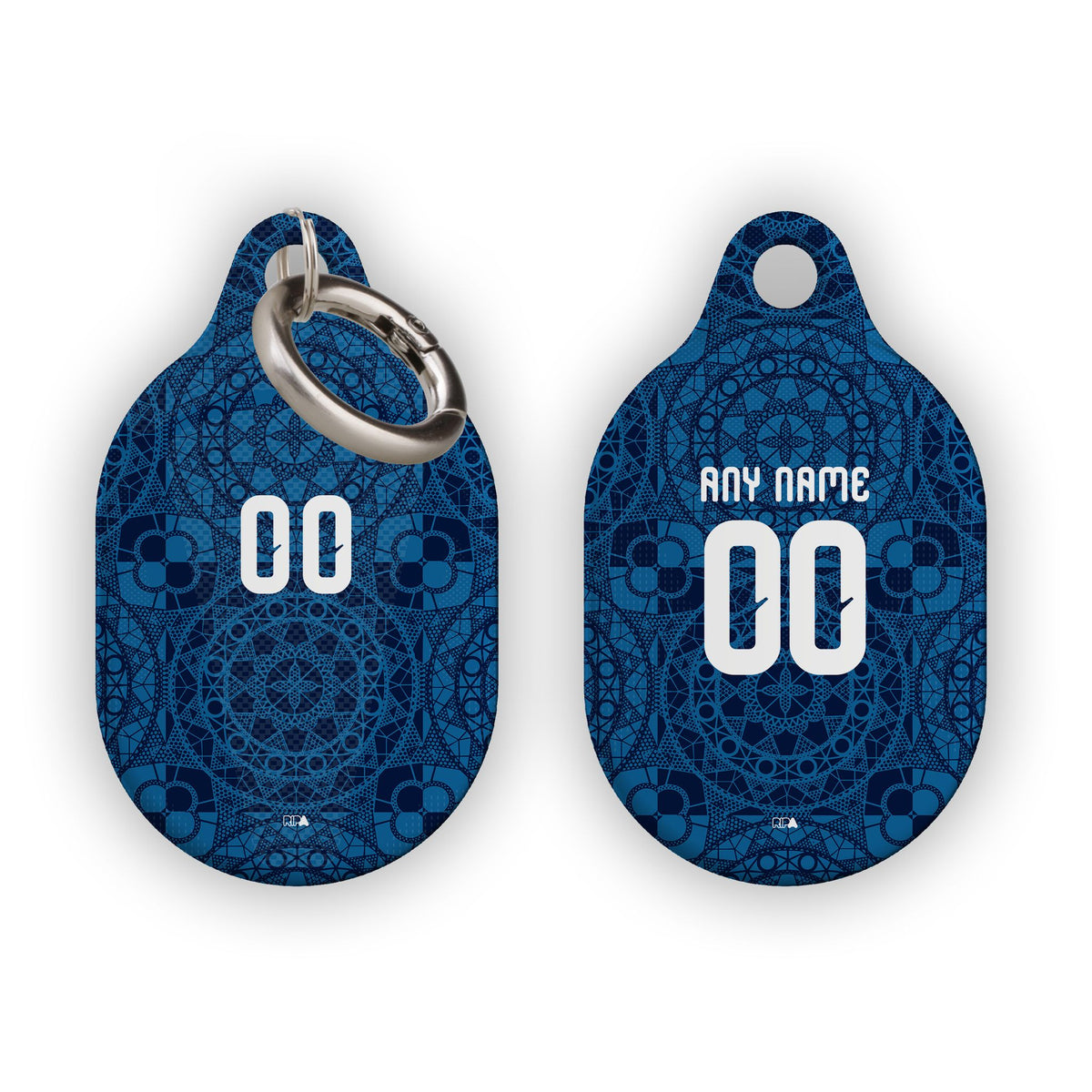 AirTag holder with the Croatia 2026 Away football shirt design by RIPA Football