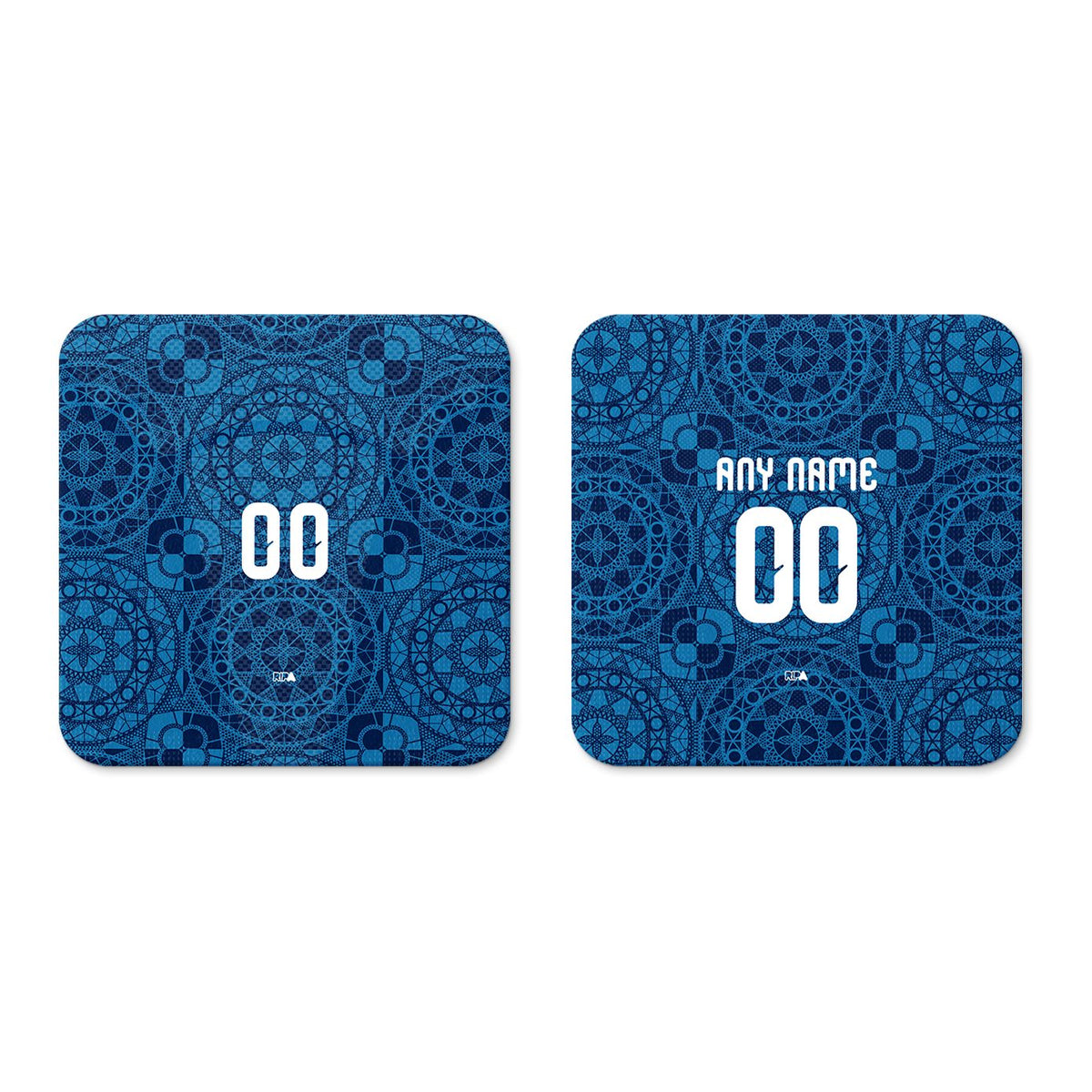 Coaster with the Croatia 2026 Away football shirt design by RIPA Football