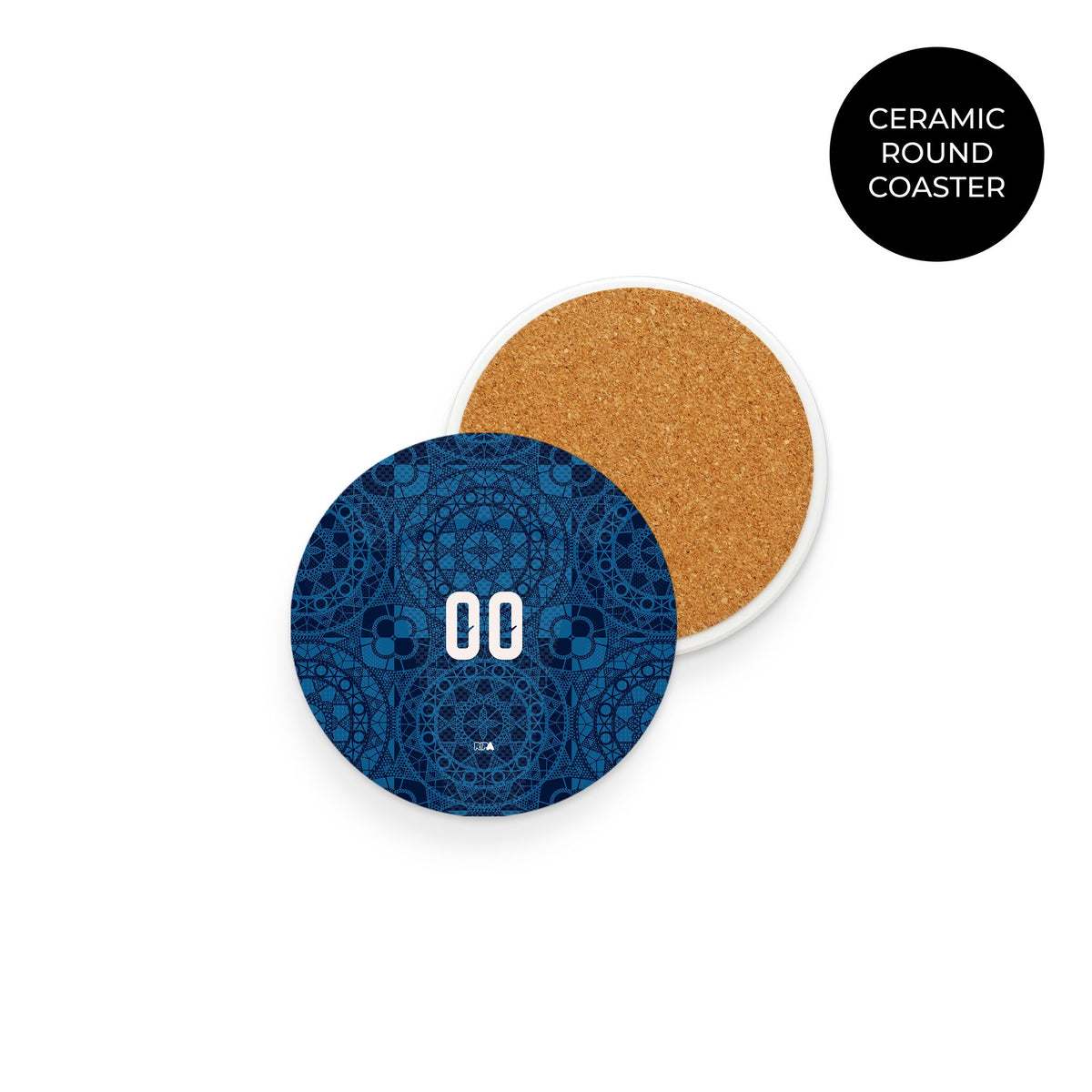 Coaster with the Croatia 2026 Away football shirt design by RIPA Football