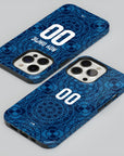 Phone case with the Croatia 2026 Away football shirt design by RIPA Football