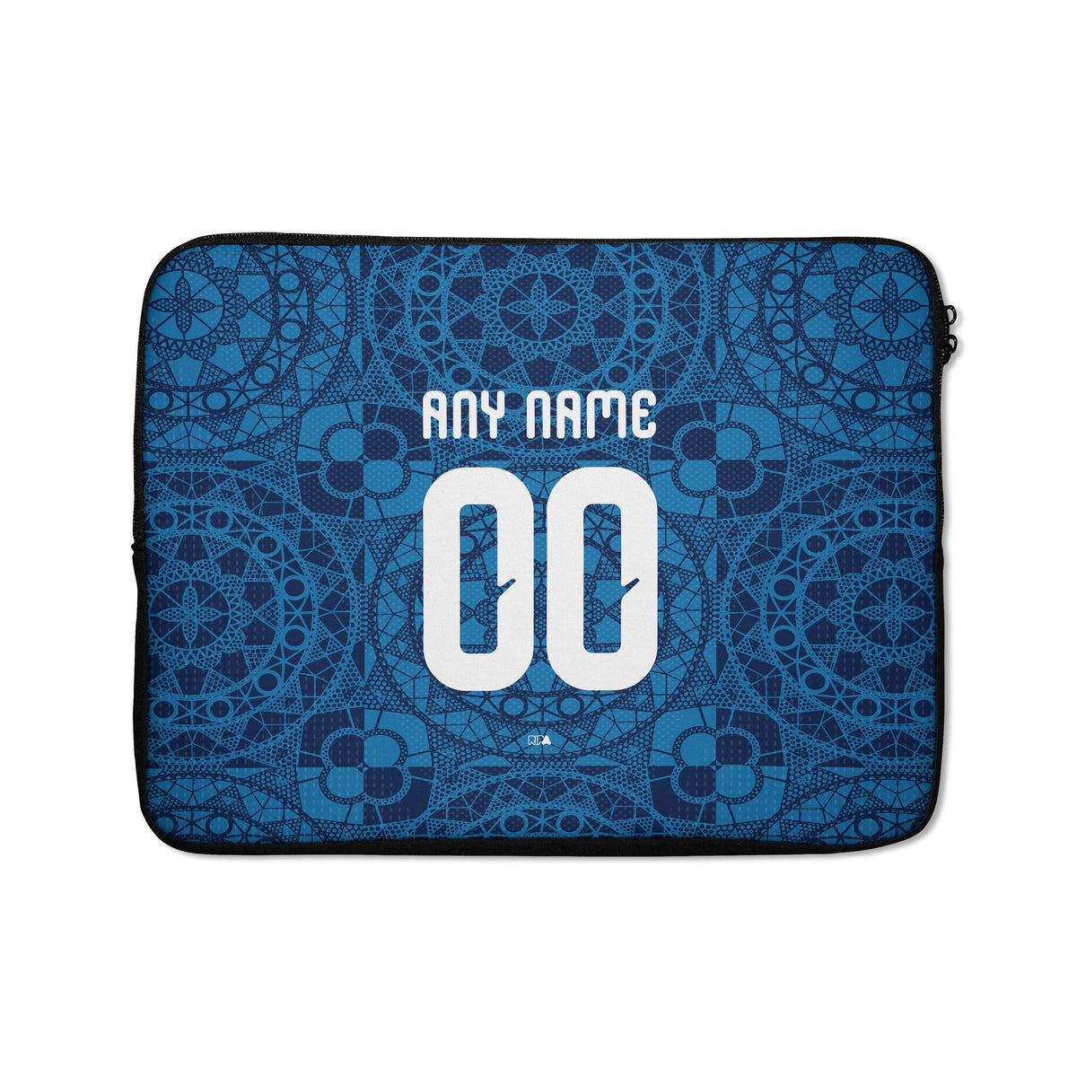 Laptop sleeve with the Croatia 2026 Away football shirt design by RIPA Football