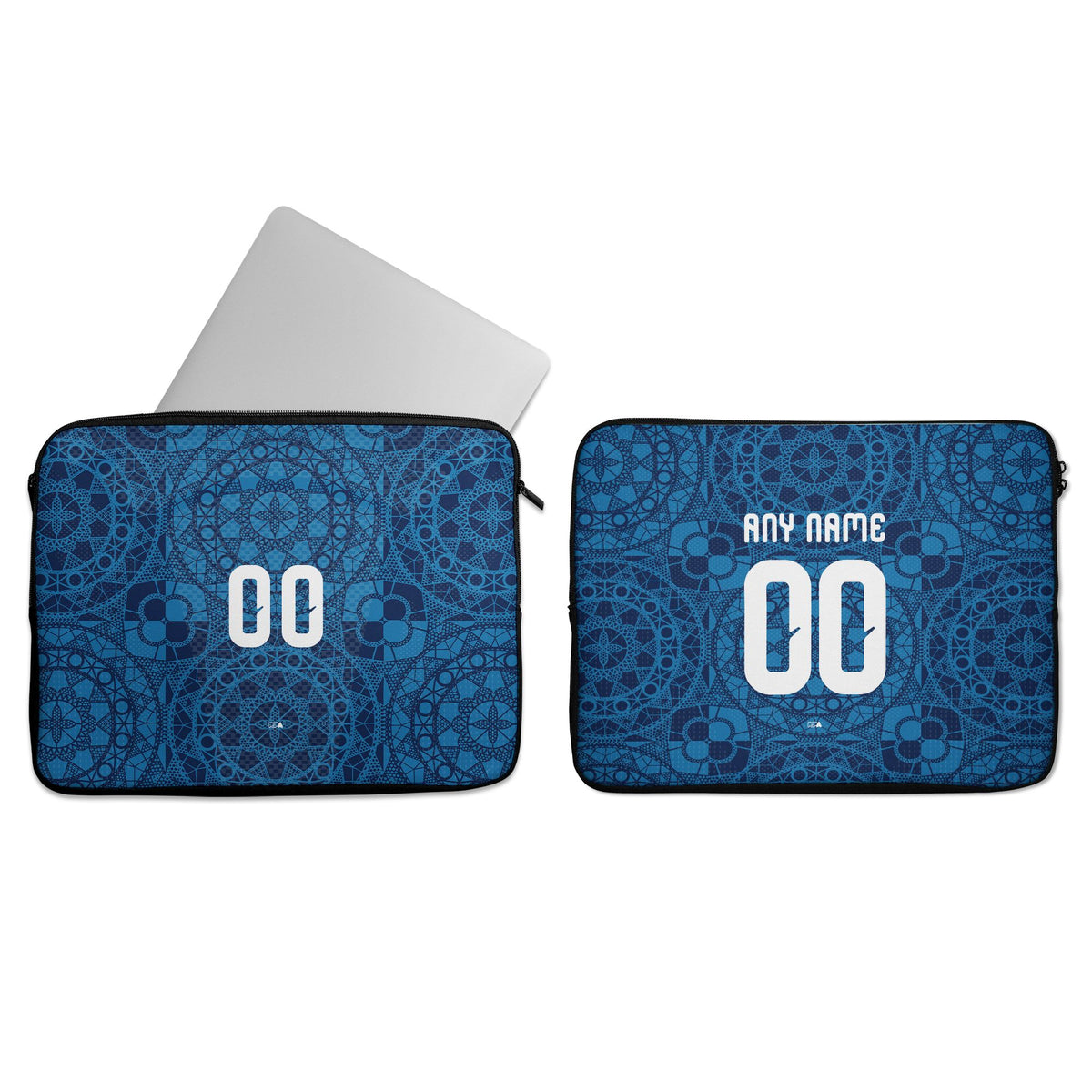 Laptop sleeve with the Croatia 2026 Away football shirt design by RIPA Football
