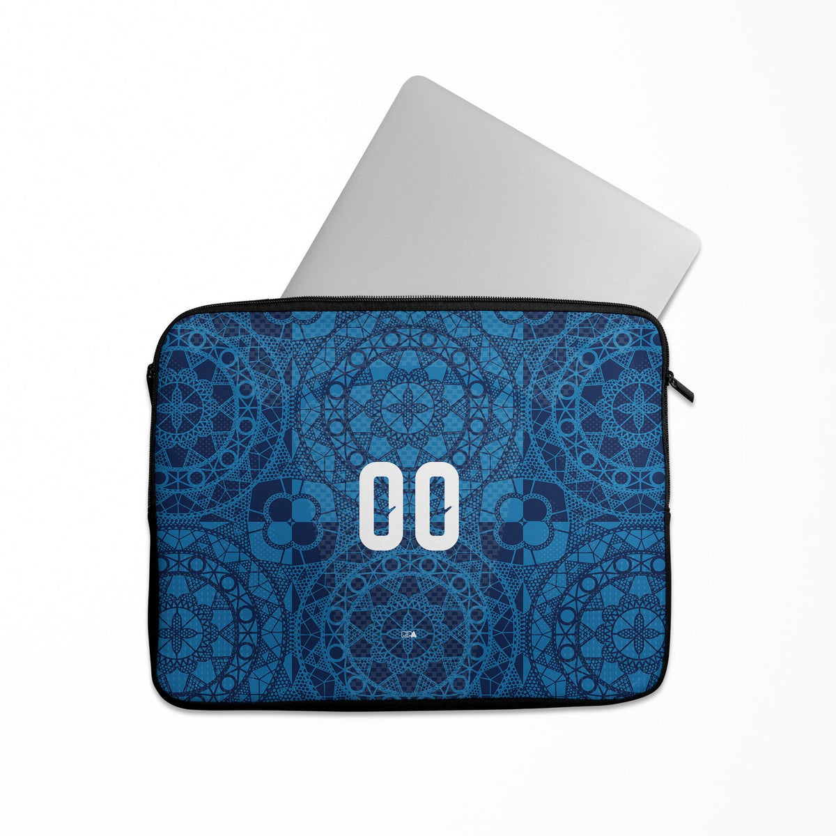 Laptop sleeve with the Croatia 2026 Away football shirt design by RIPA Football