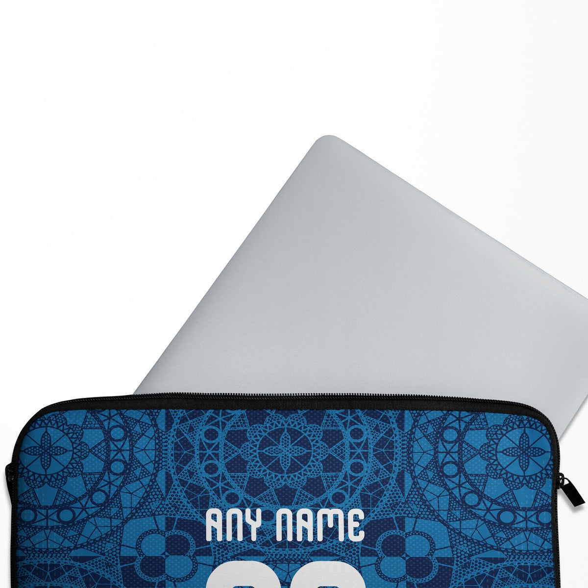 Laptop sleeve with the Croatia 2026 Away football shirt design by RIPA Football