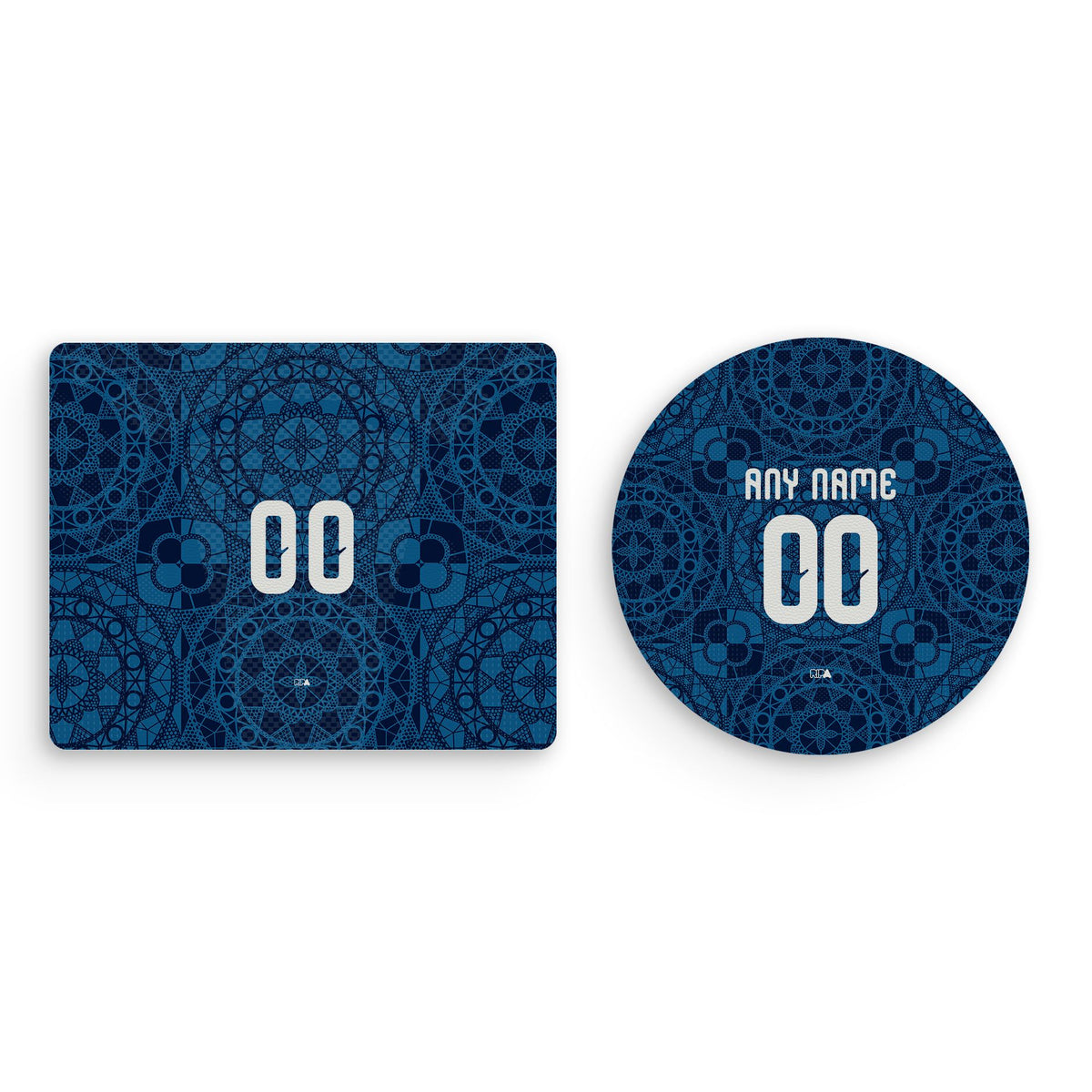 Mouse pad with the Croatia 2026 Away football shirt design by RIPA Football