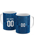 Mug with the Croatia 2026 Away football shirt design by RIPA Football