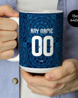 Mug with the Croatia 2026 Away football shirt design by RIPA Football