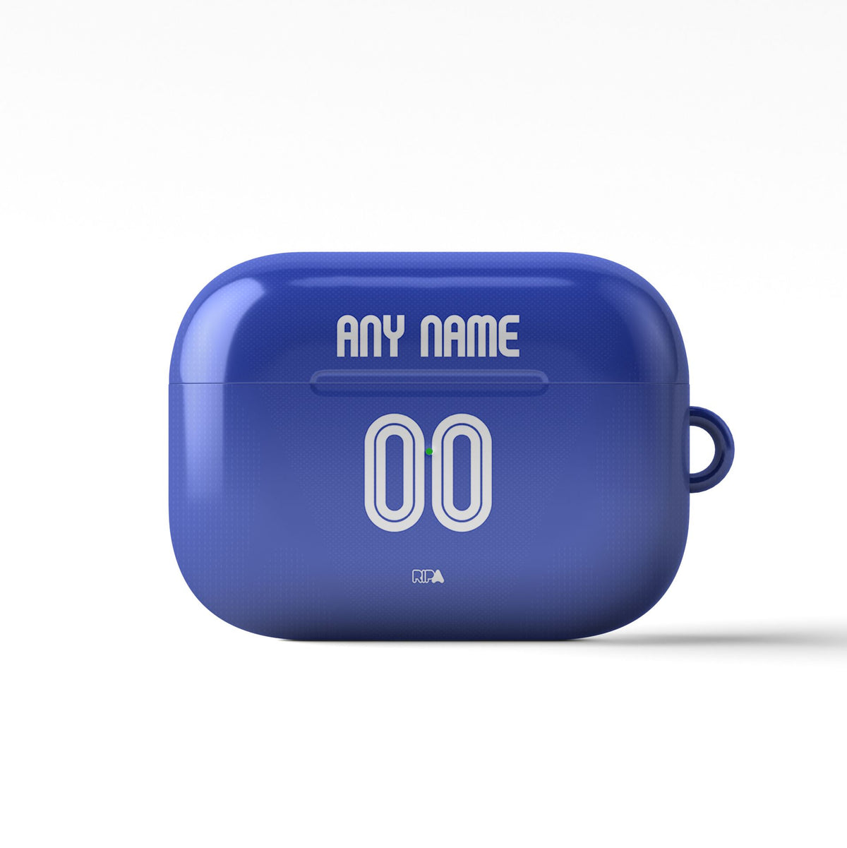 AirPods case with the Curaçao 2026 Home football shirt design by RIPA Football