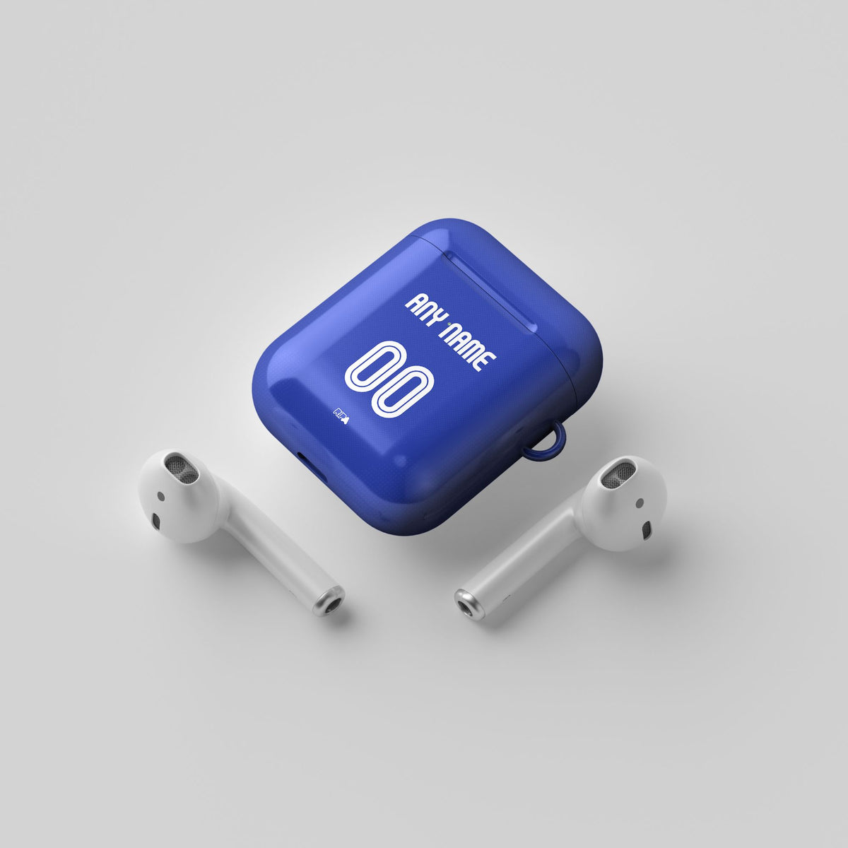 AirPods case with the Curaçao 2026 Home football shirt design by RIPA Football