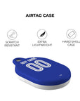 AirTag holder with the Curaçao 2026 Home football shirt design by RIPA Football