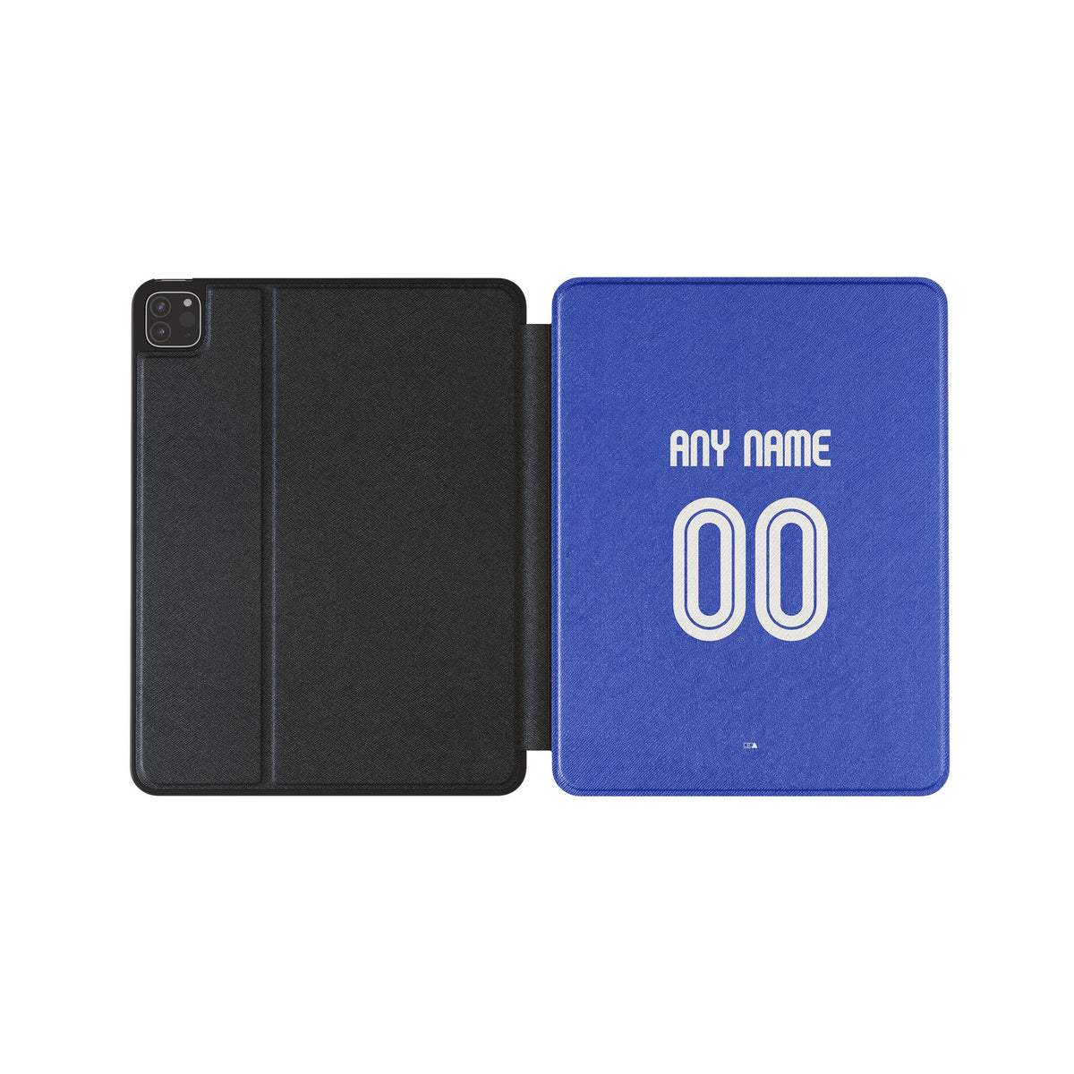 iPad case with the Curaçao 2026 Home football shirt design by RIPA Football