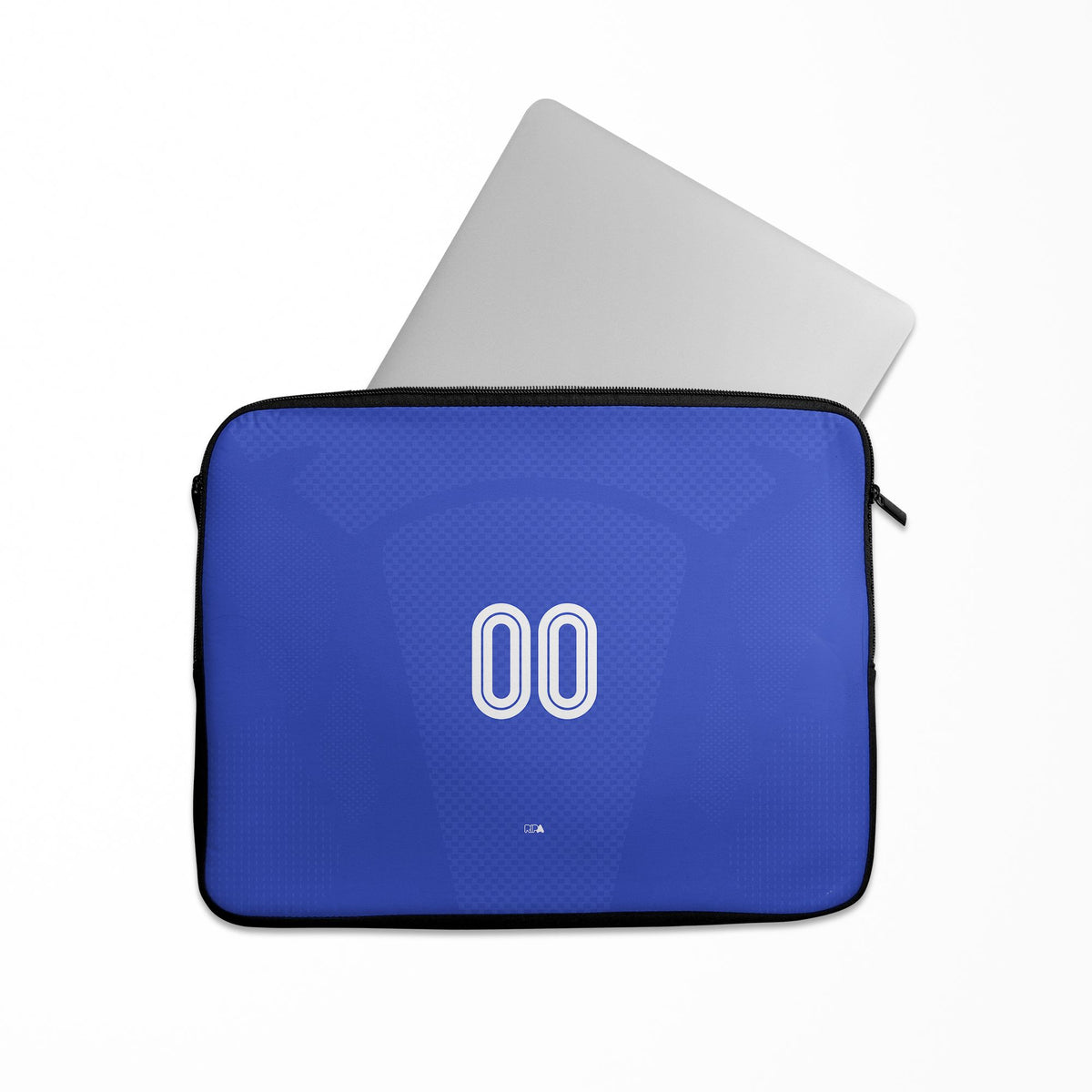 Laptop sleeve with the Curaçao 2026 Home football shirt design by RIPA Football