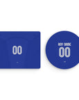 Mouse pad with the Curaçao 2026 Home football shirt design by RIPA Football