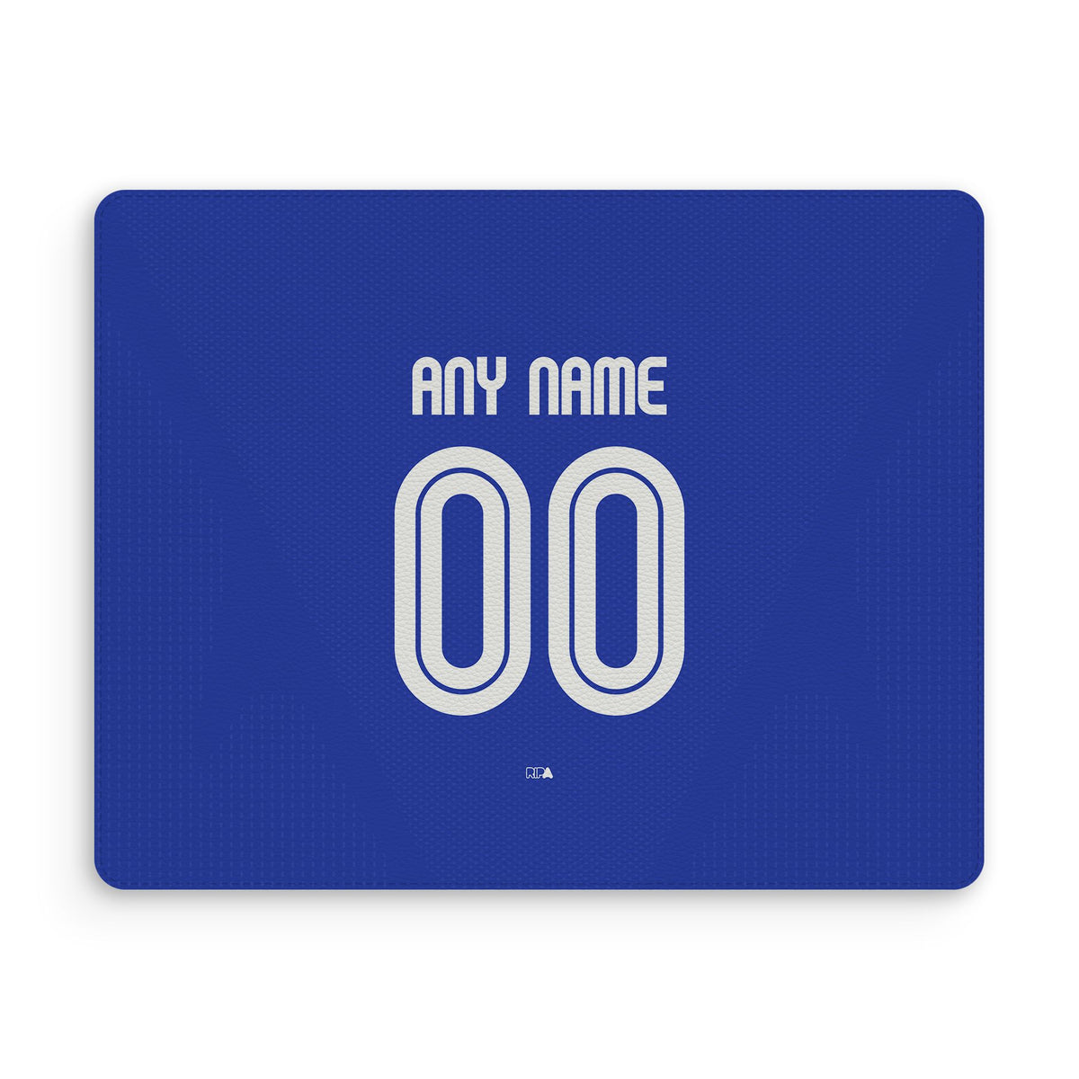 Mouse pad with the Curaçao 2026 Home football shirt design by RIPA Football
