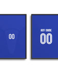 Print with the Curaçao 2026 Home football shirt design by RIPA Football