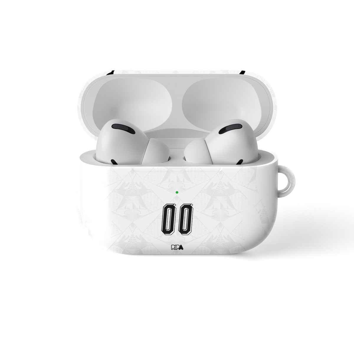 AirPods case with the Egypt 2026 Away football shirt design by RIPA Football