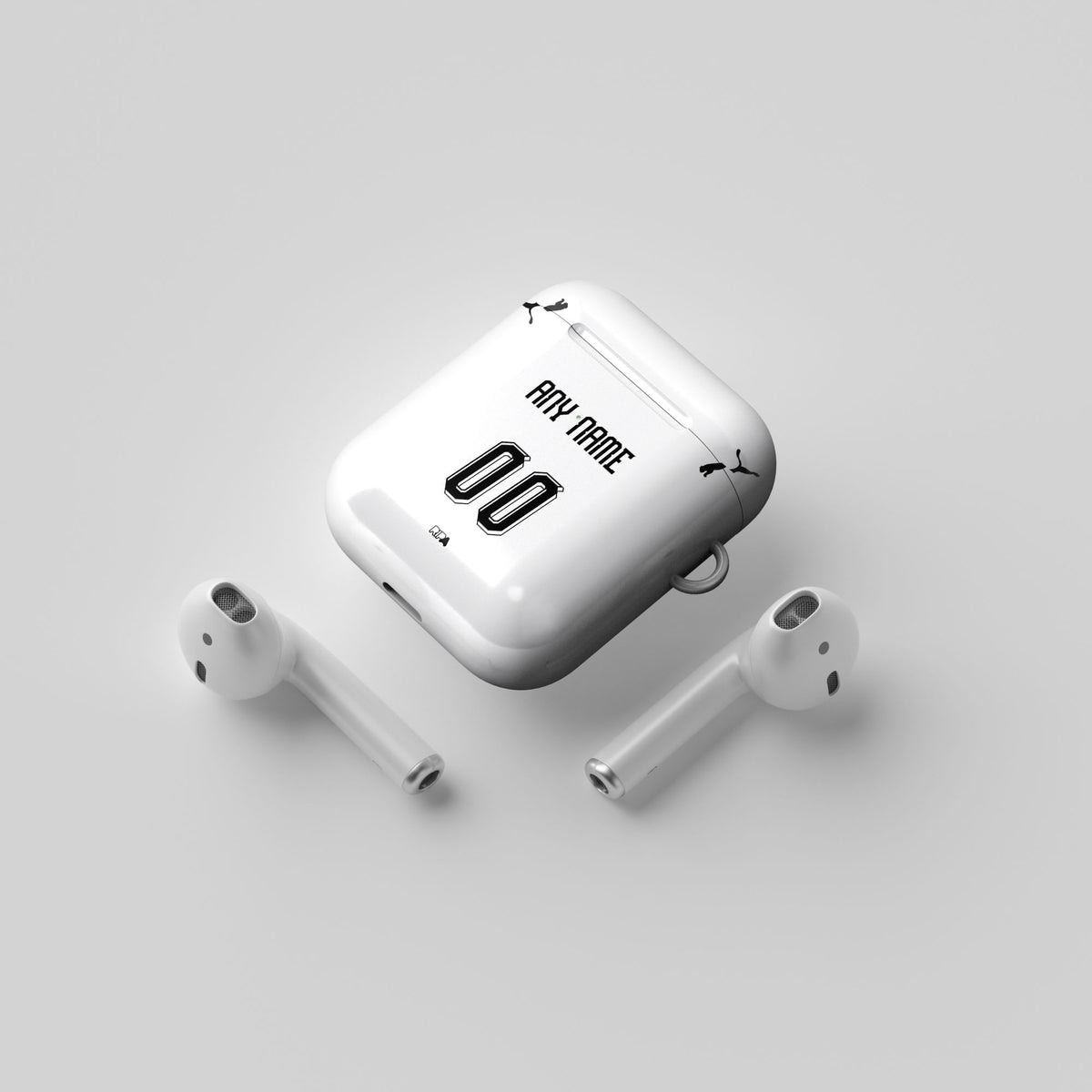 AirPods case with the Egypt 2026 Away football shirt design by RIPA Football