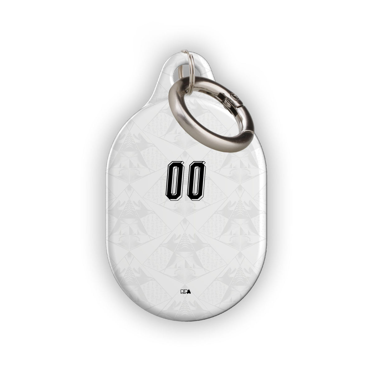 AirTag holder with the Egypt 2026 Away football shirt design by RIPA Football
