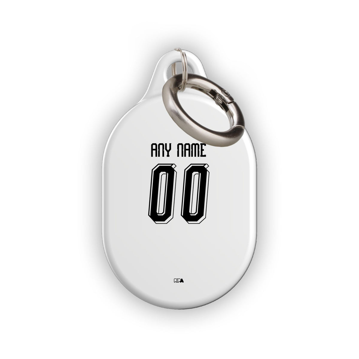 AirTag holder with the Egypt 2026 Away football shirt design by RIPA Football