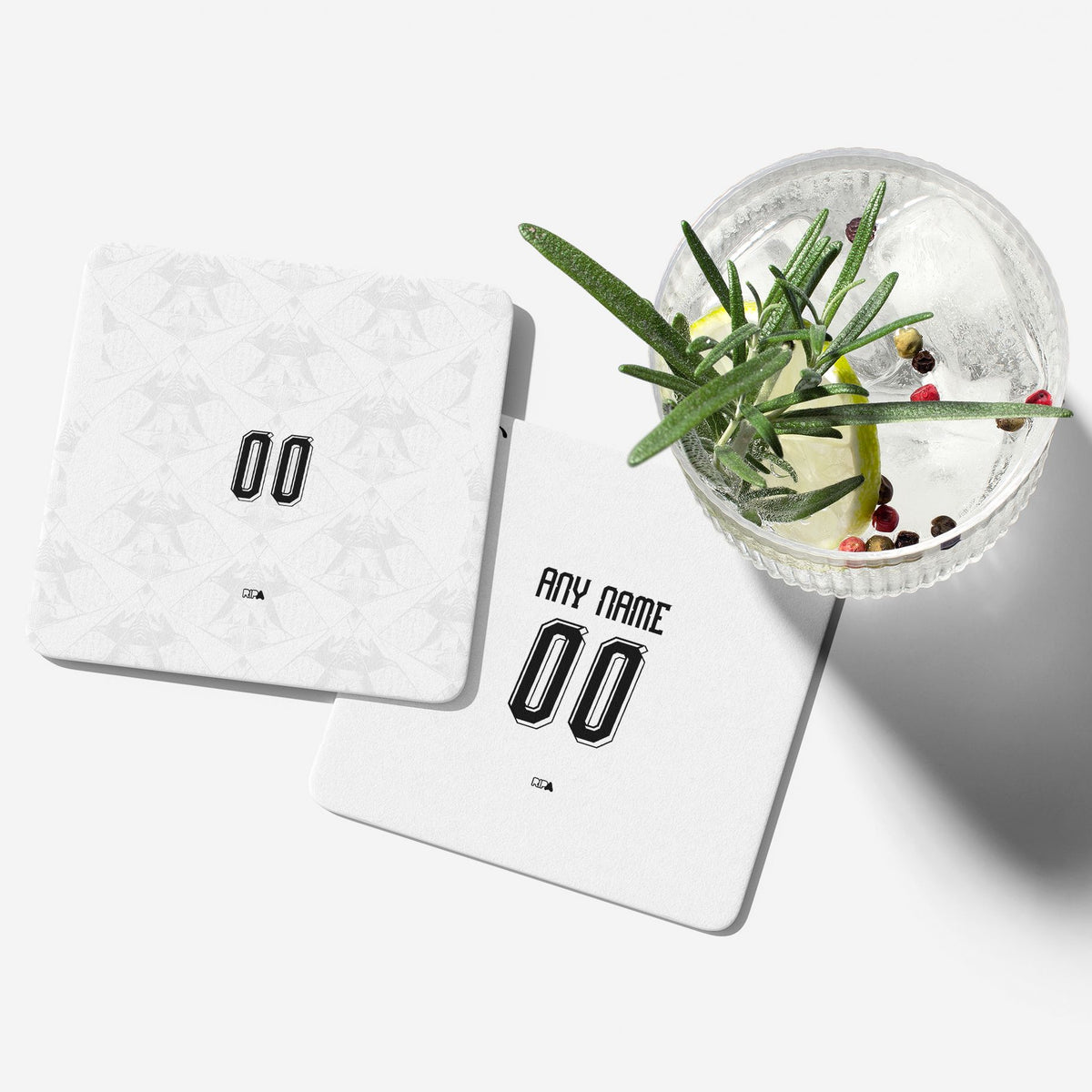 Coaster with the Egypt 2026 Away football shirt design by RIPA Football