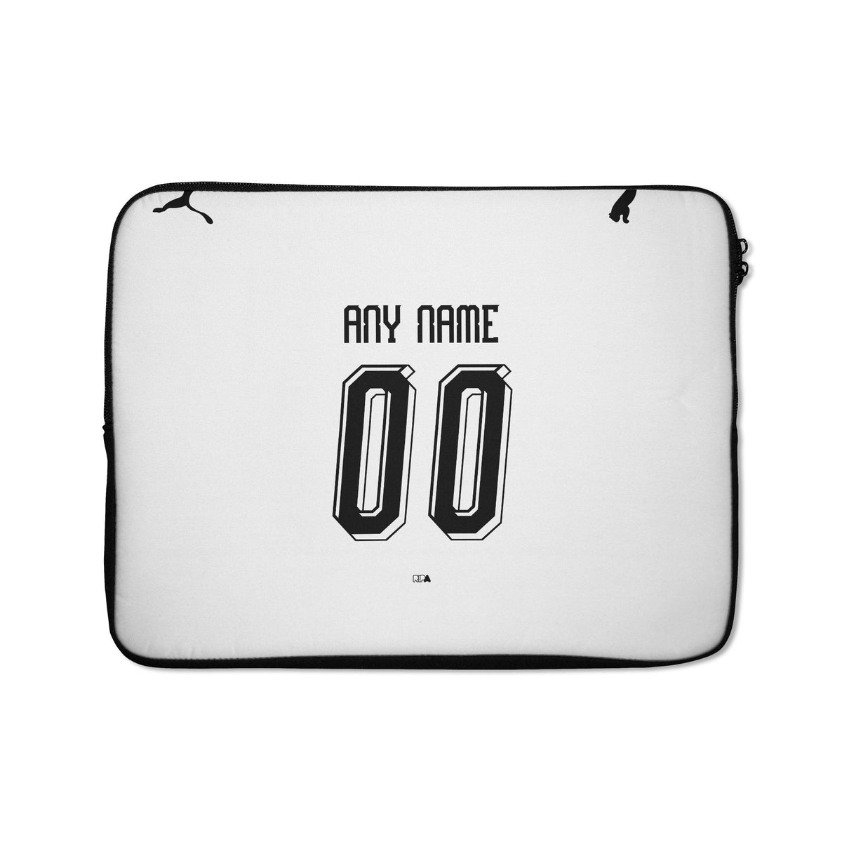Laptop sleeve with the Egypt 2026 Away football shirt design by RIPA Football