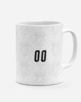 Mug with the Egypt 2026 Away football shirt design by RIPA Football