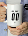 Mug with the Egypt 2026 Away football shirt design by RIPA Football