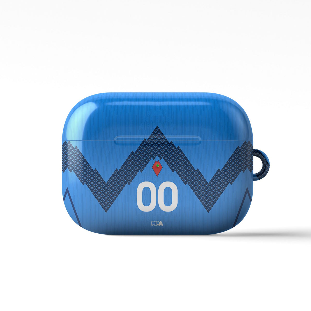 AirPods case with the Slovenia 2026 Away football shirt design by RIPA Football