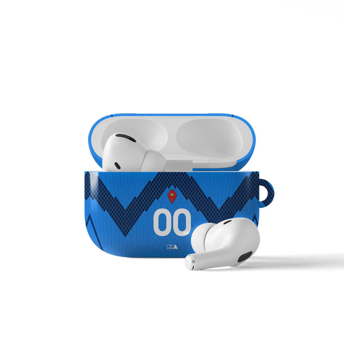 AirPods case with the Slovenia 2026 Away football shirt design by RIPA Football