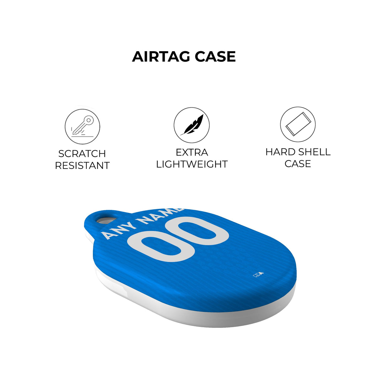 AirTag holder with the Slovenia 2026 Away football shirt design by RIPA Football
