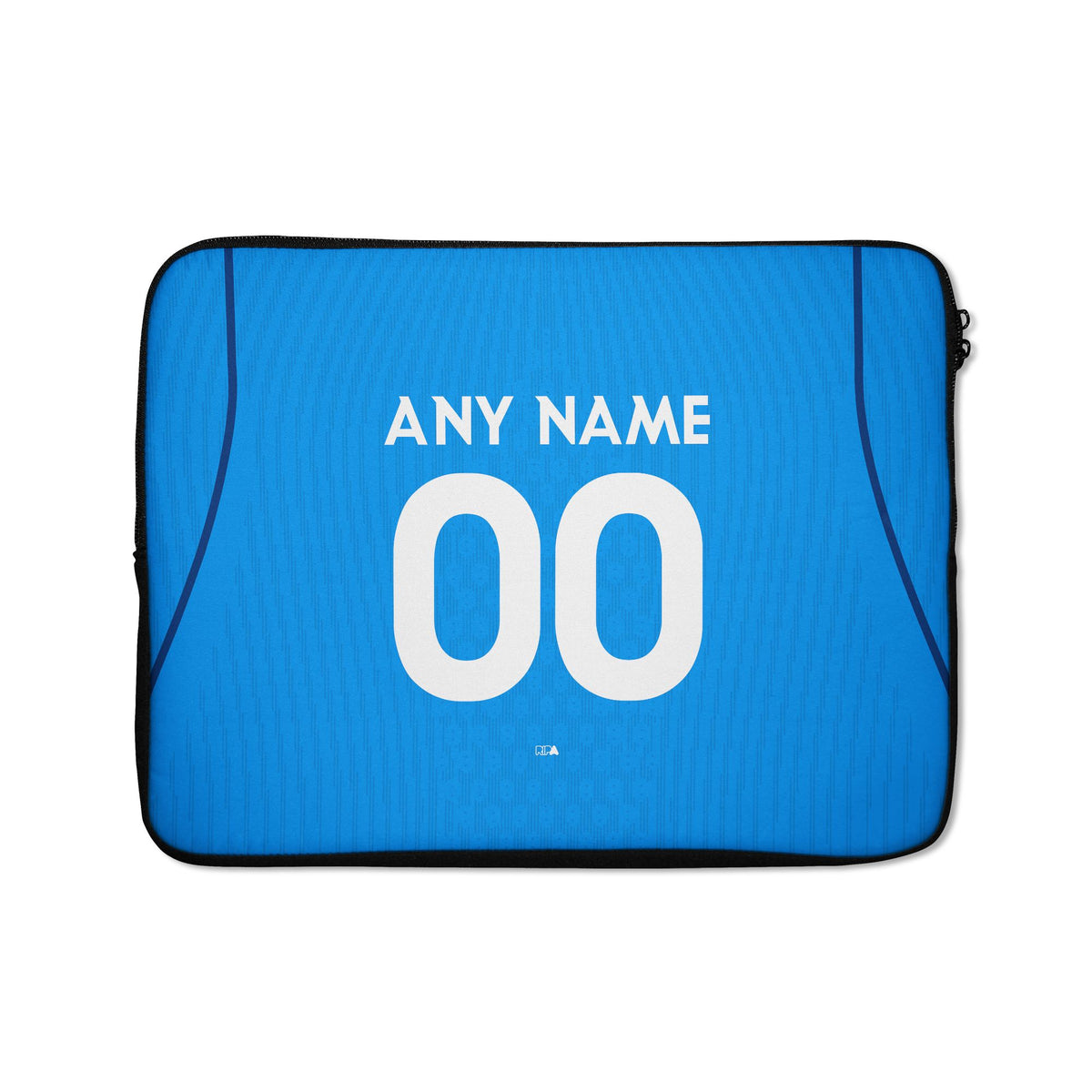 Laptop sleeve with the Slovenia 2026 Away football shirt design by RIPA Football