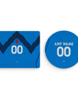 Mouse pad with the Slovenia 2026 Away football shirt design by RIPA Football