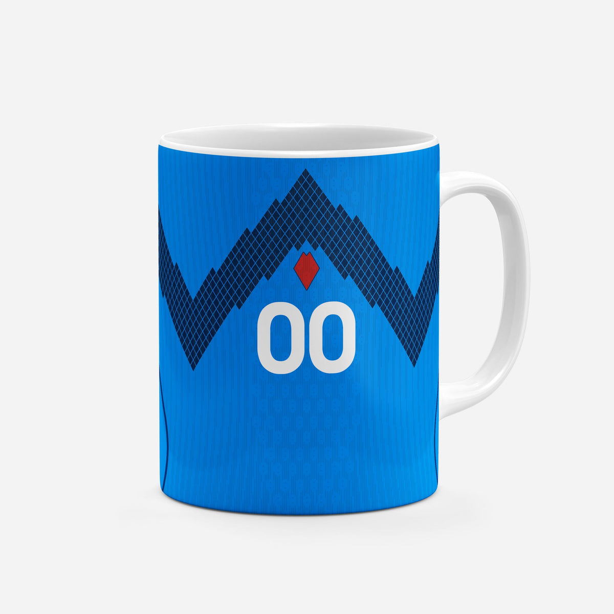 Mug with the Slovenia 2026 Away football shirt design by RIPA Football