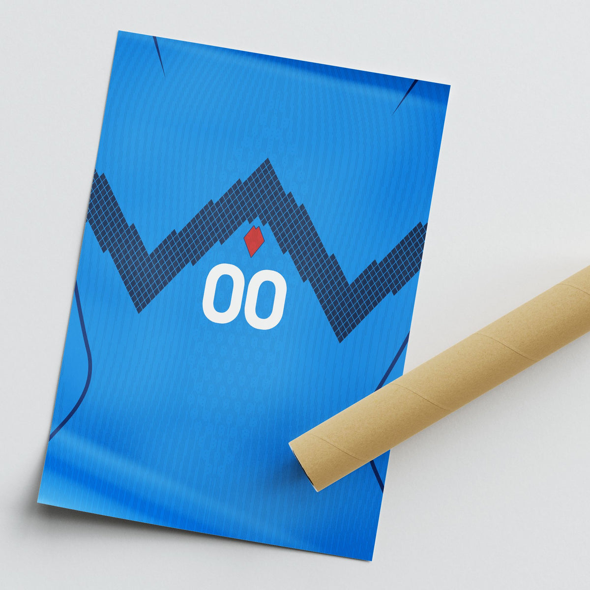 Print with the Slovenia 2026 Away football shirt design by RIPA Football