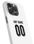 Phone case with the Finland 2026 Home football shirt design by RIPA Football