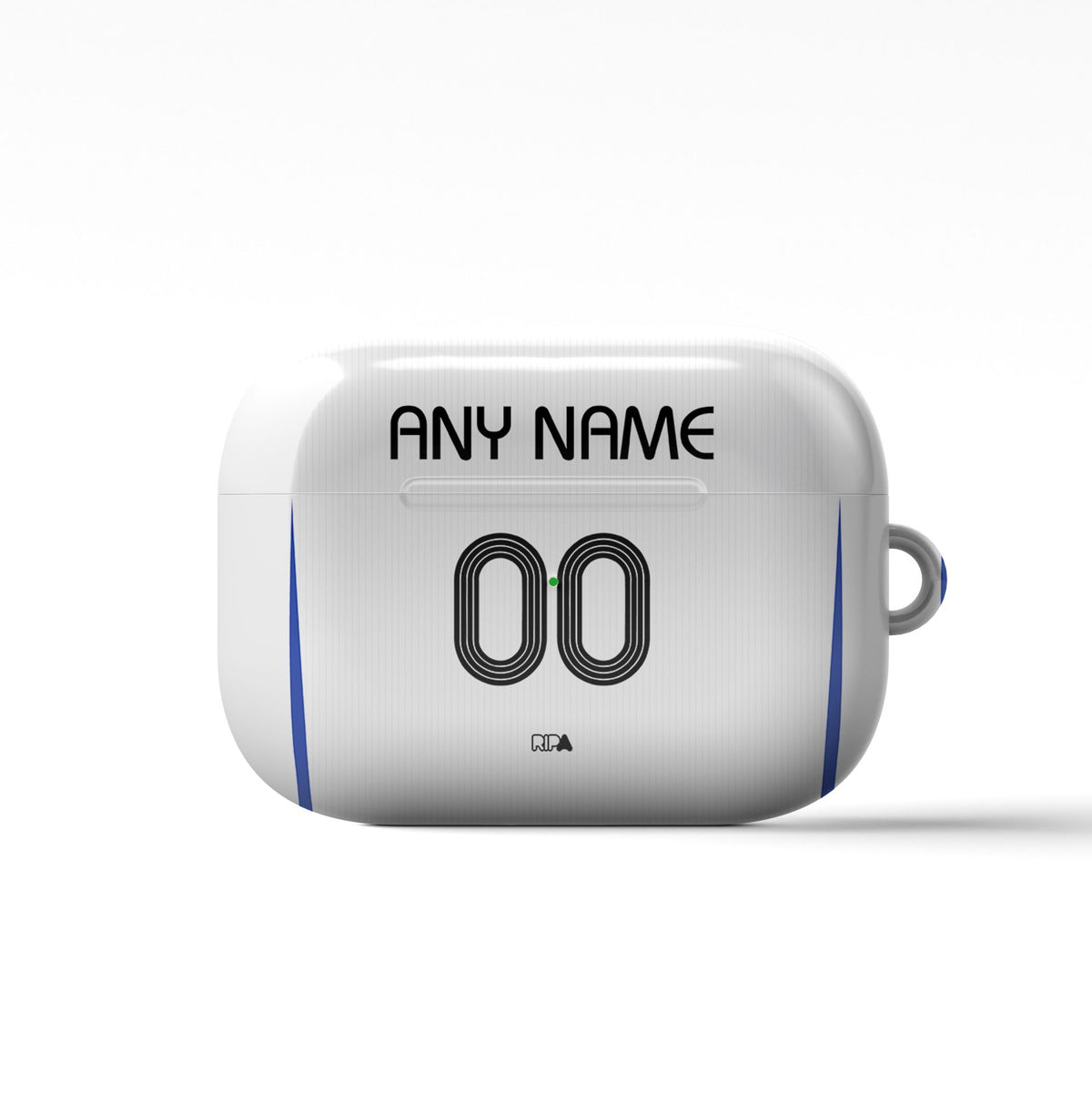 AirPods case with the France 2006 Away football shirt design by RIPA Football