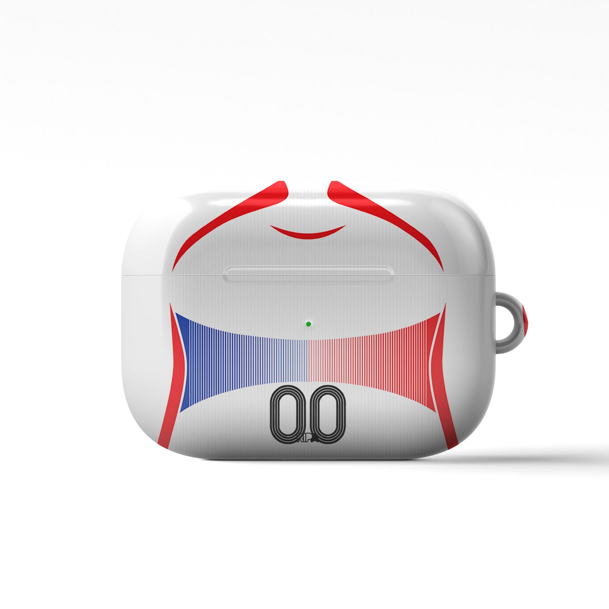 AirPods case with the France 2006 Away football shirt design by RIPA Football